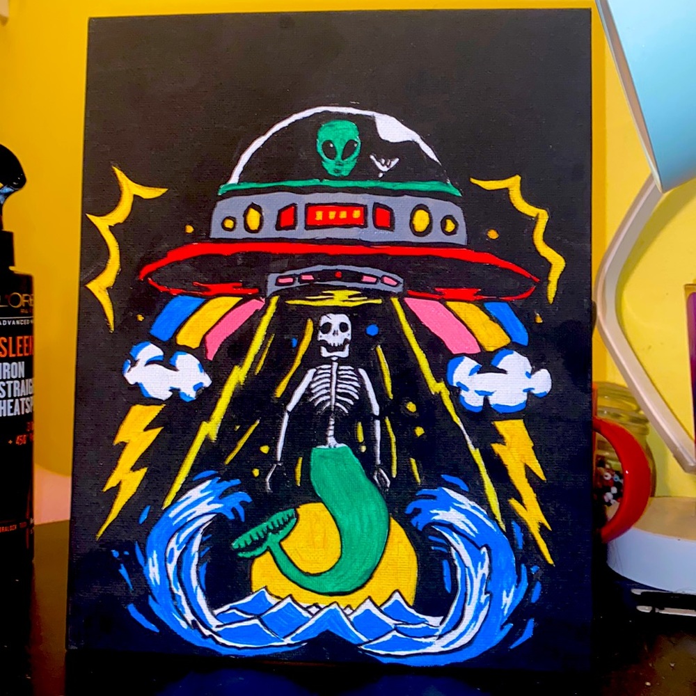 Self made 12in by 8in painting